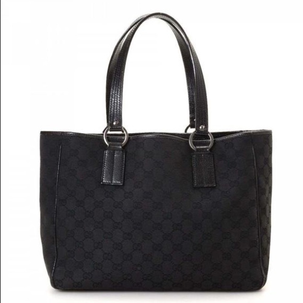 GUCCI Canvas monogram tote